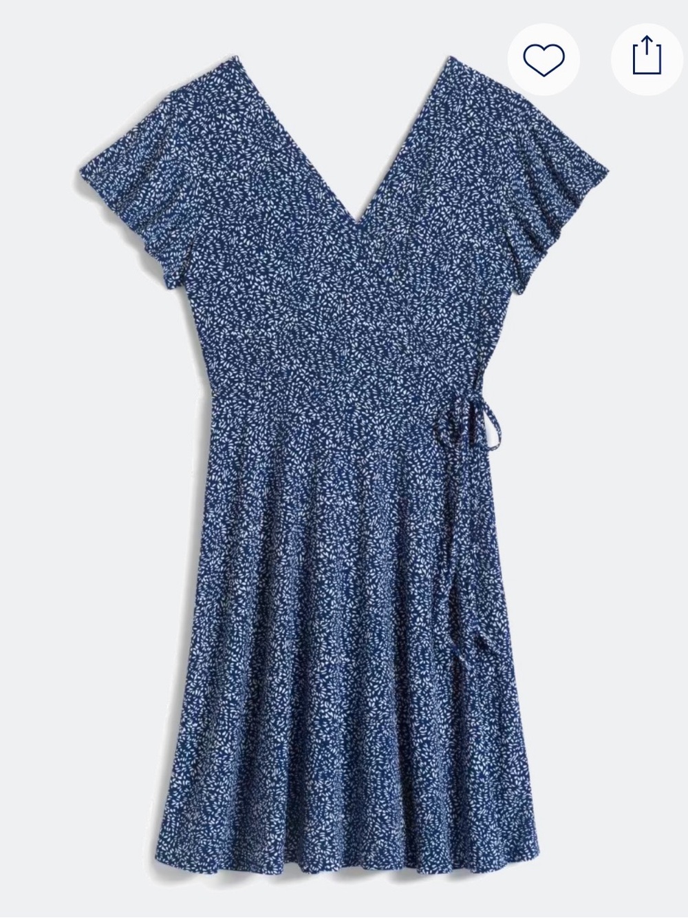 Kaileigh Kaela Faux Wrap Knit Dress